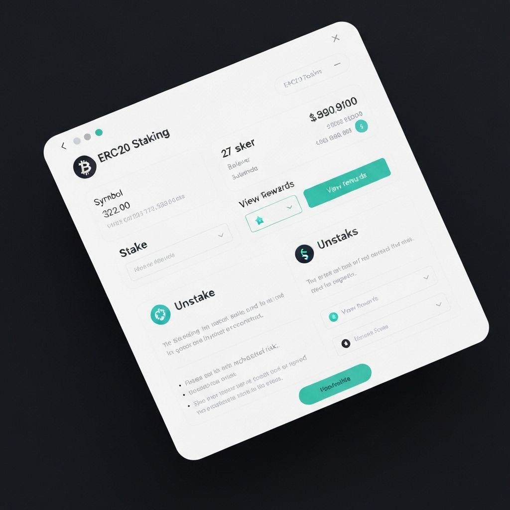 ERC-20 Token with Staking